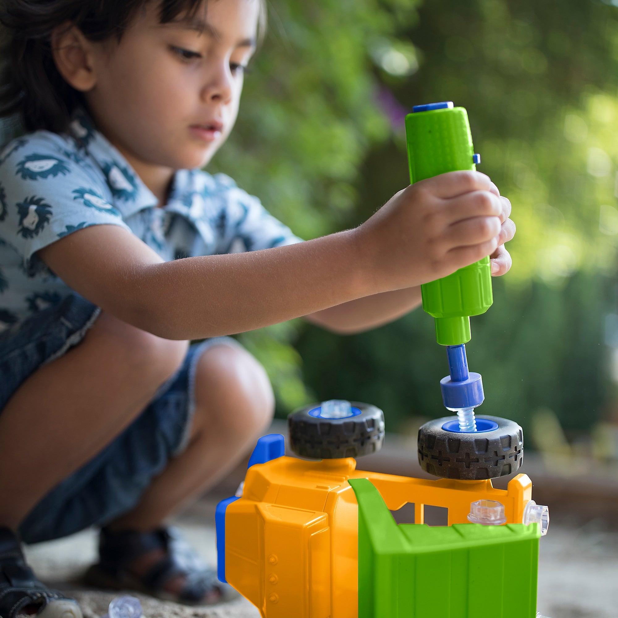 Educational Insights Design & Drill Power Play Vehicles Dump Truck