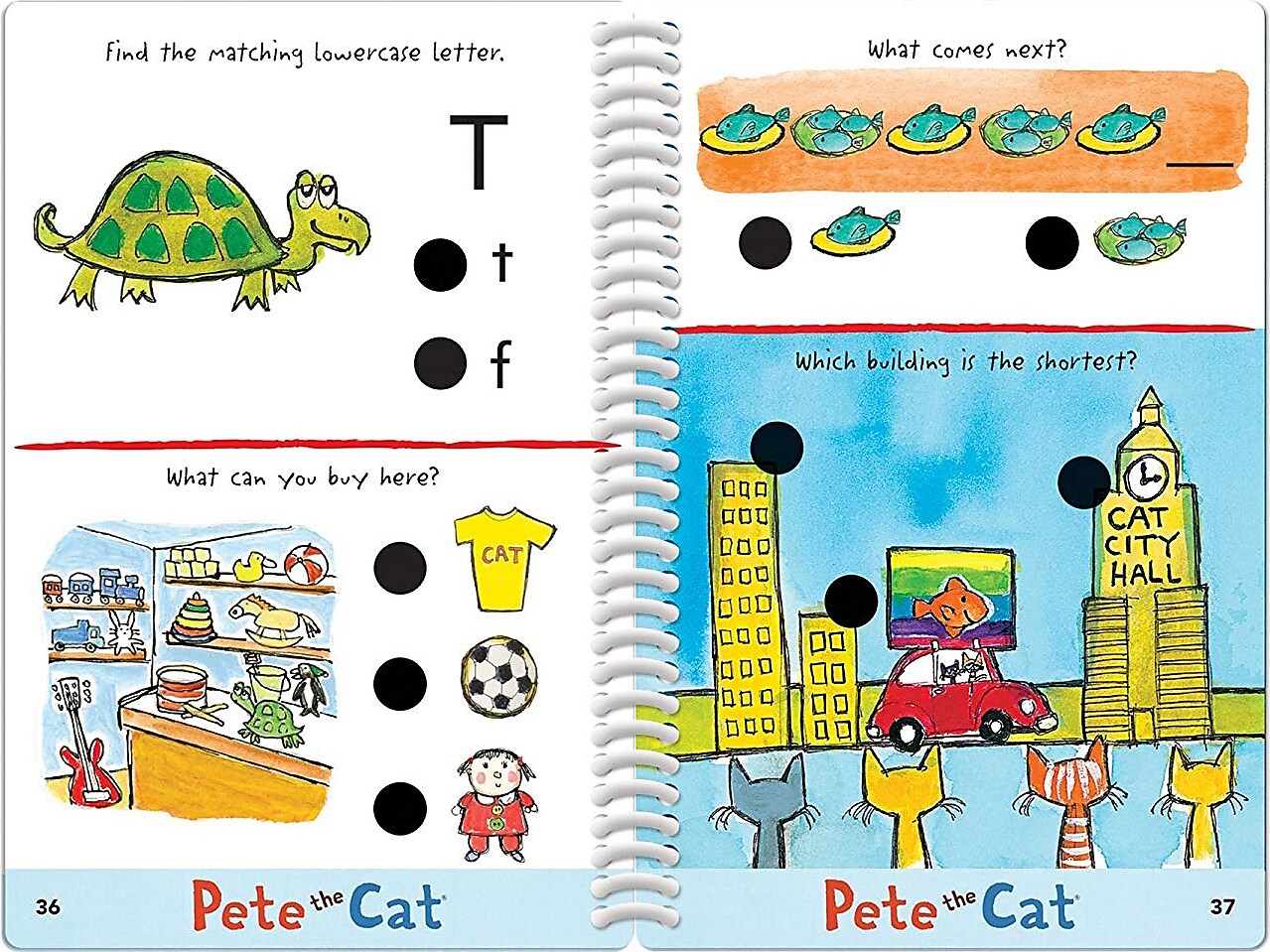 Educational Insights Hot Dots Jr. Pete the Cat I Love Preschool! Set with Pete the Cat Your Groovin' Schoolin' Friend Pen