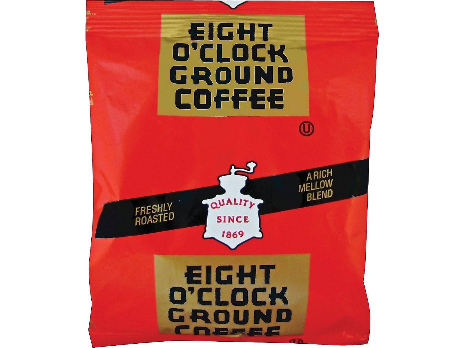 Eight O'Clock Original Blend Coffee Packs, 1.5 oz., Medium Roast, 42/Carton