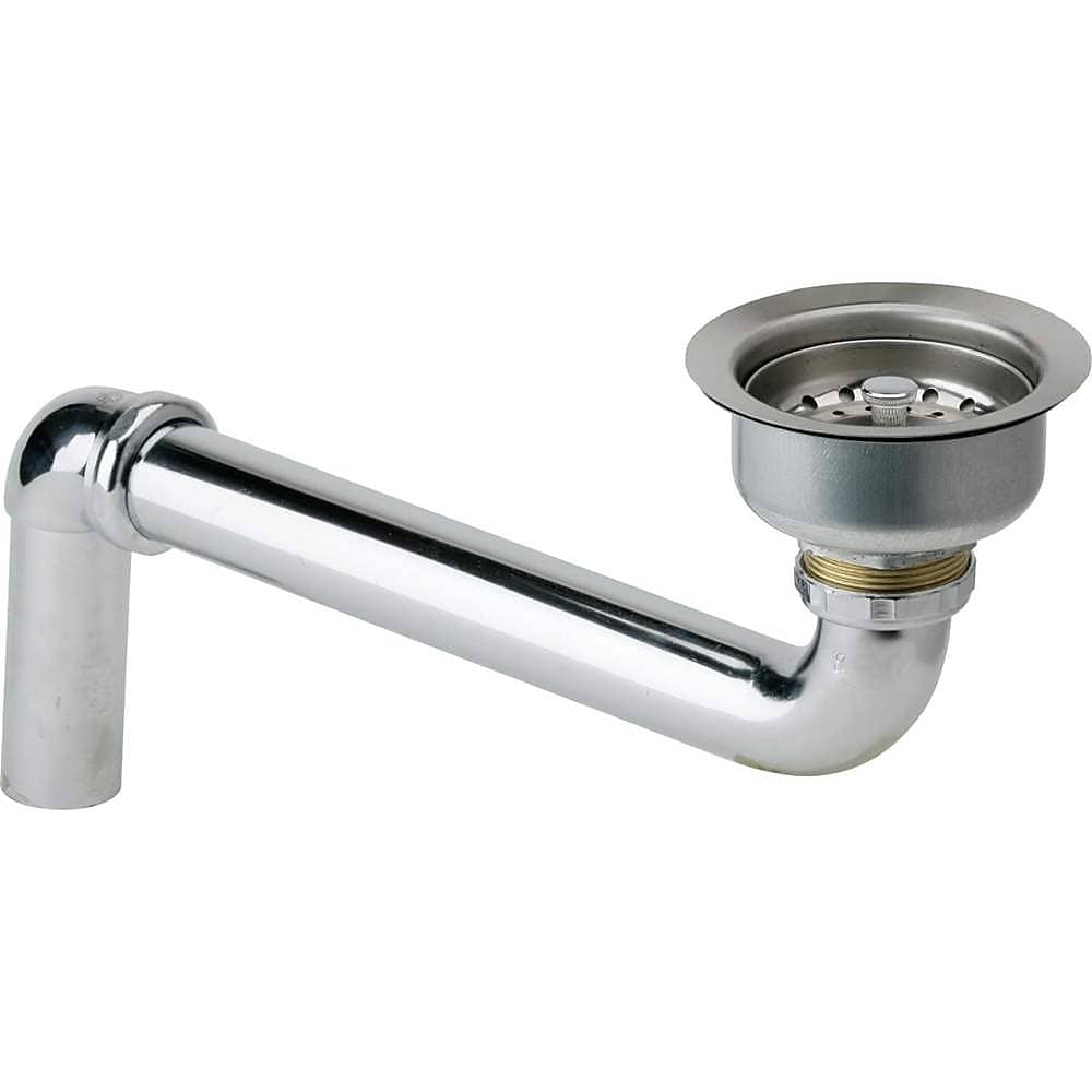 Elkay Everyday Stainless Steel Body, Brass Tailpiece Kitchen Sink Drain