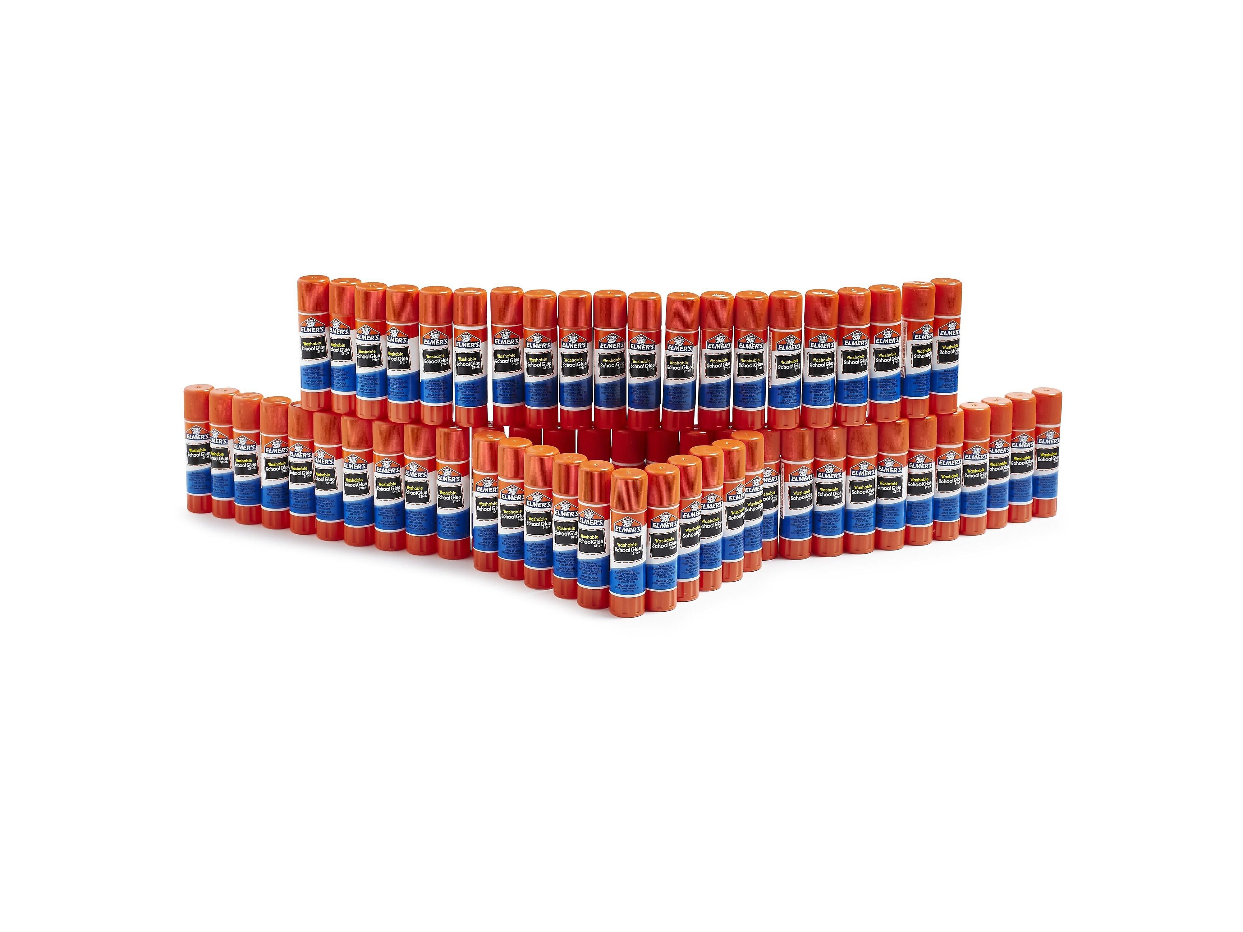 Elmer's Disappearing Purple Washable Removable Glue Sticks, 0.24 oz., Purple, 60/Pack
