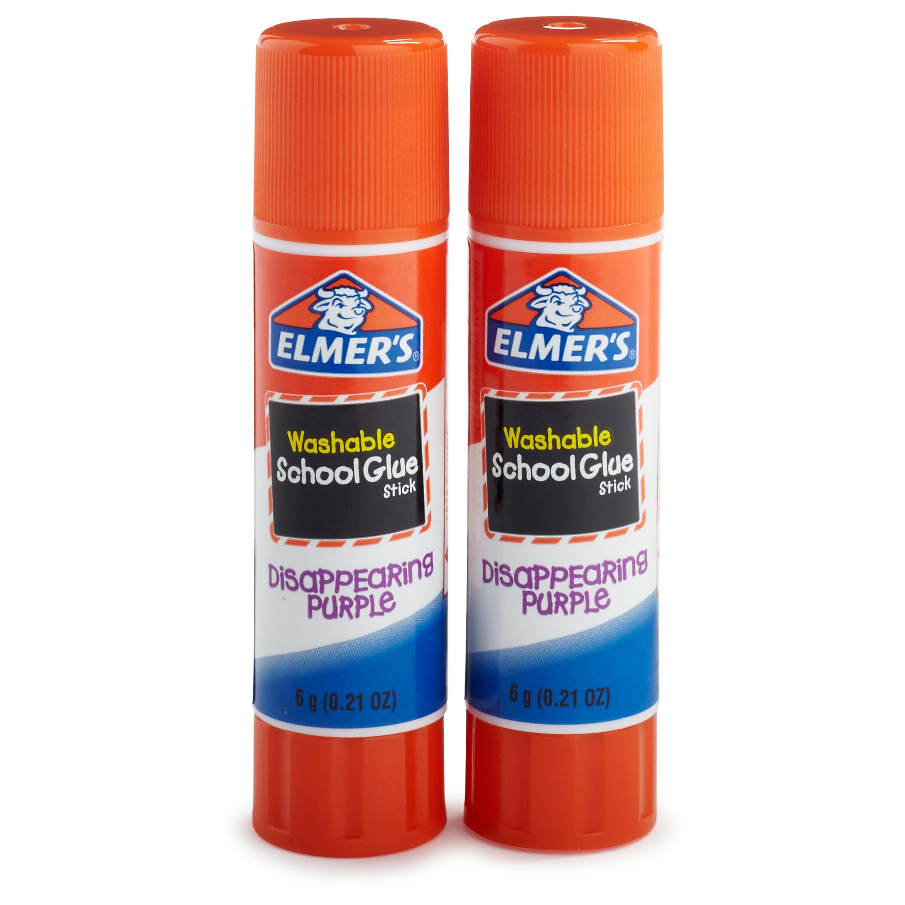 Elmer's School Glue Sticks, 0.21 oz., Purple, 2/Pack