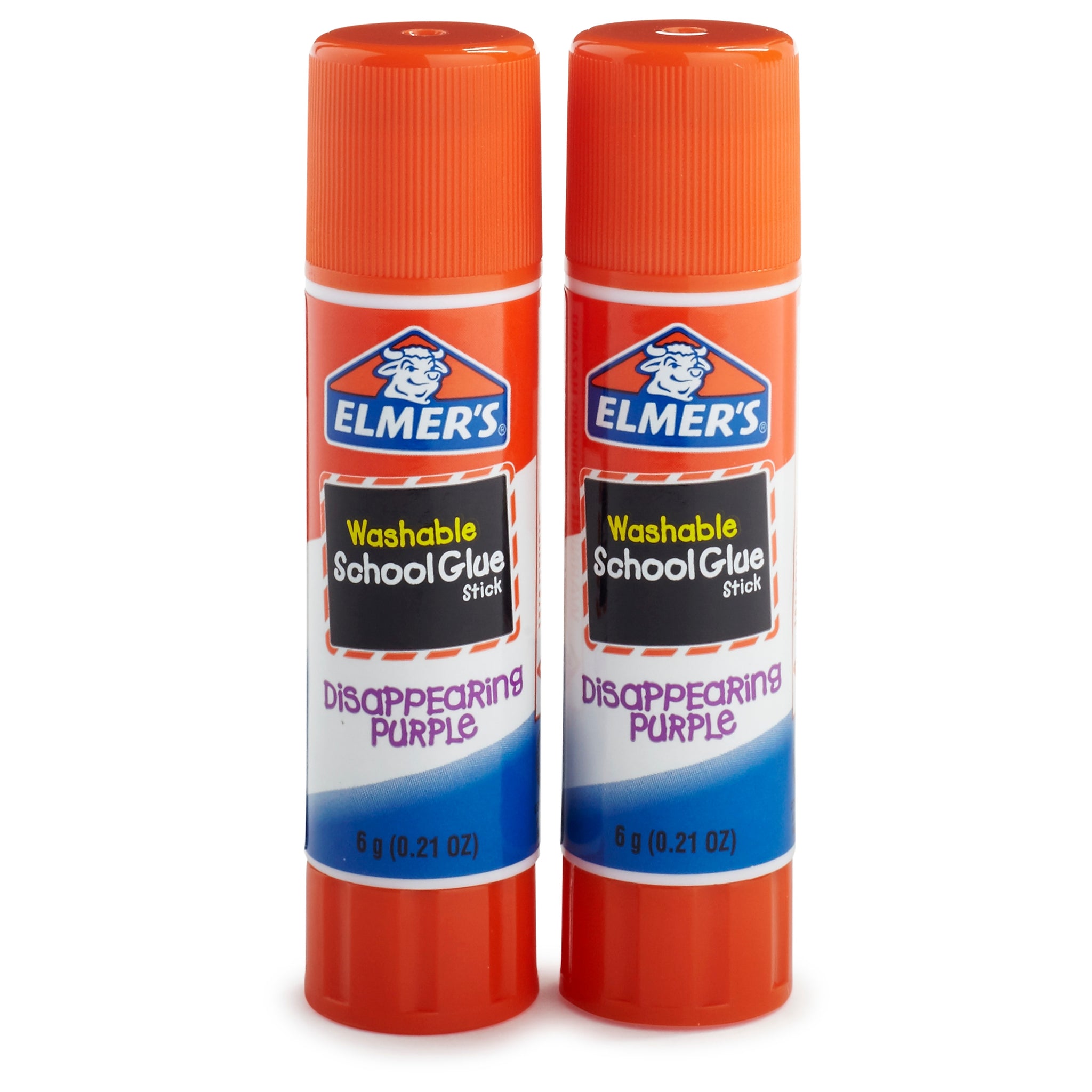 Elmer's School Glue Sticks, 0.21 oz., Purple, 2/Pack