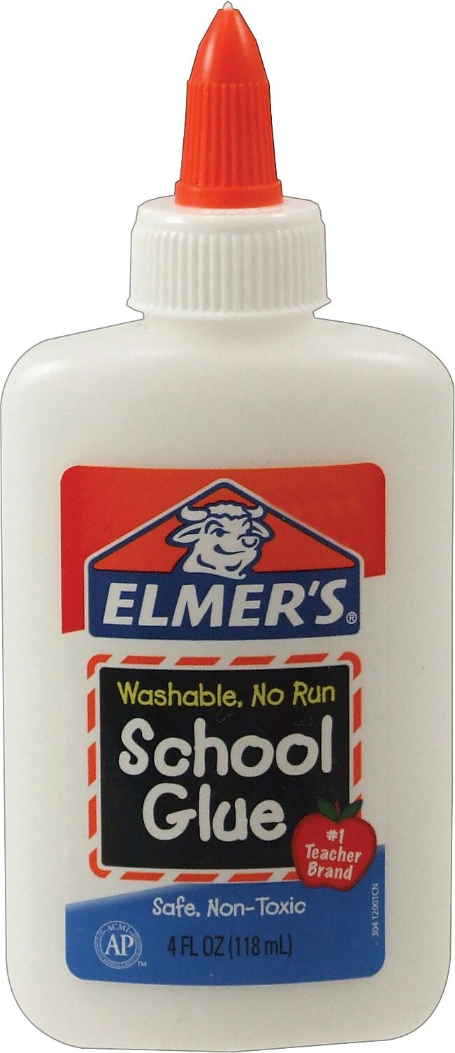 Elmer's School Washable School Glue, 4 oz., White