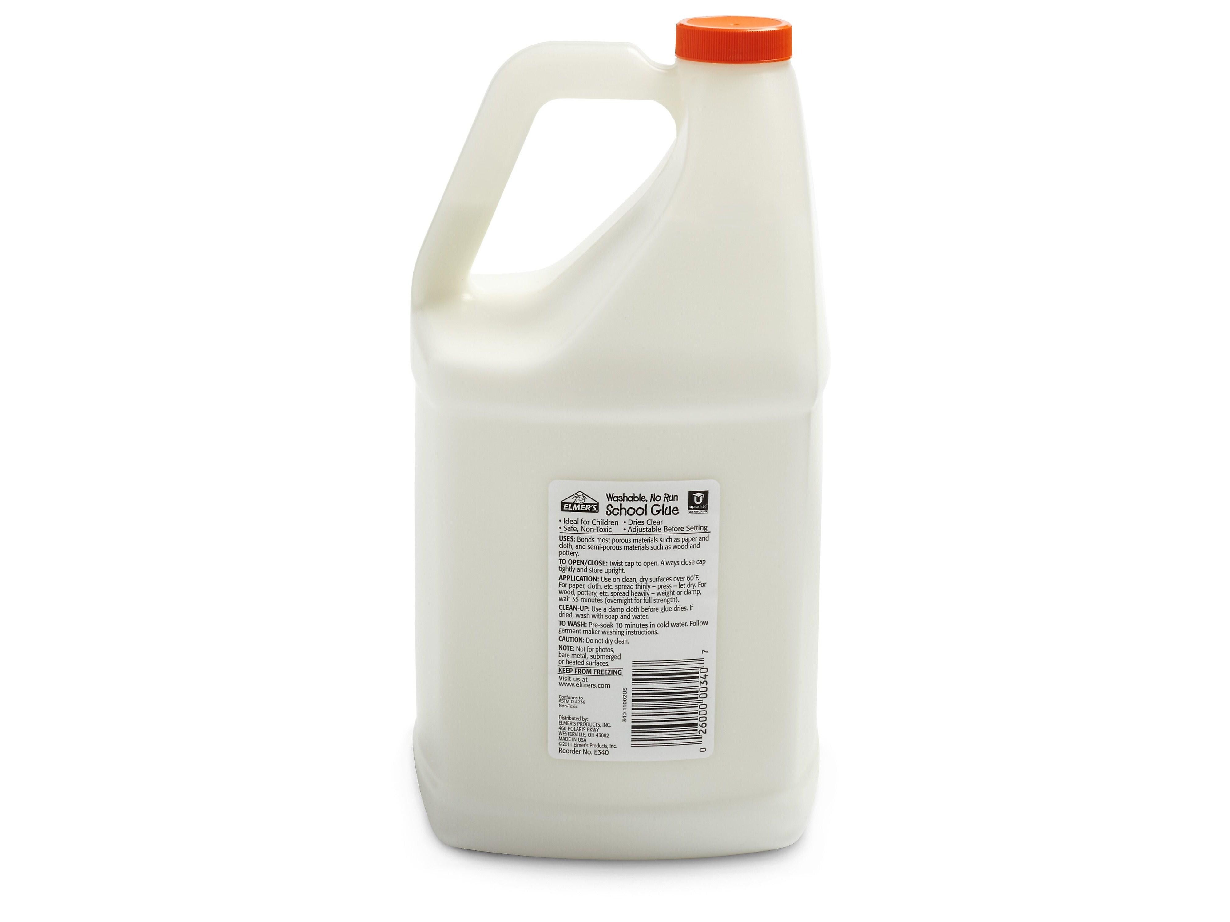 Elmer's School WashableRemovable School Glue, 128 oz., White