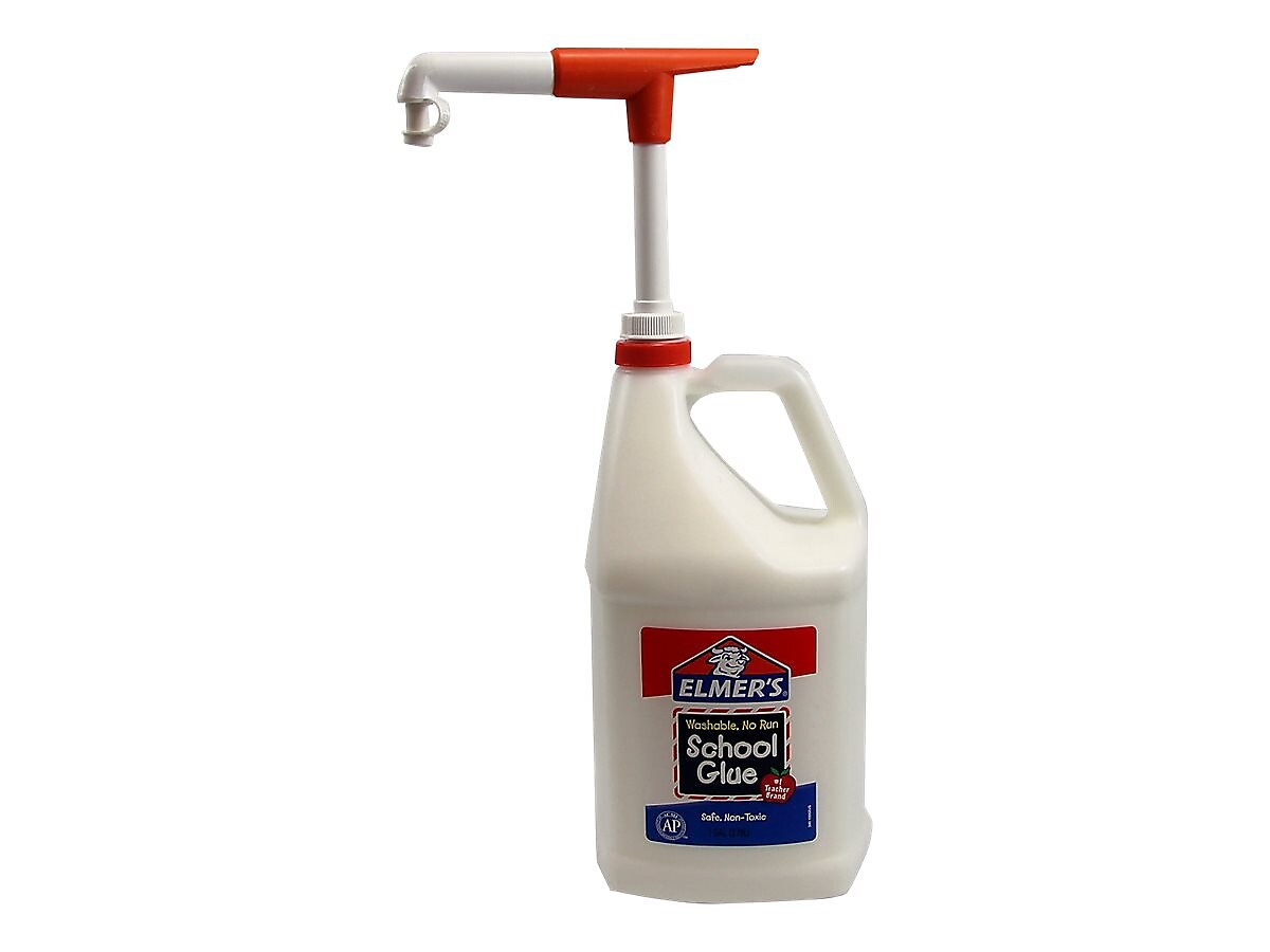 Elmer's School WashableRemovable School Glue, 128 oz., White