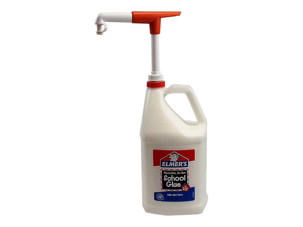 Elmer's School WashableRemovable School Glue, 128 oz., White