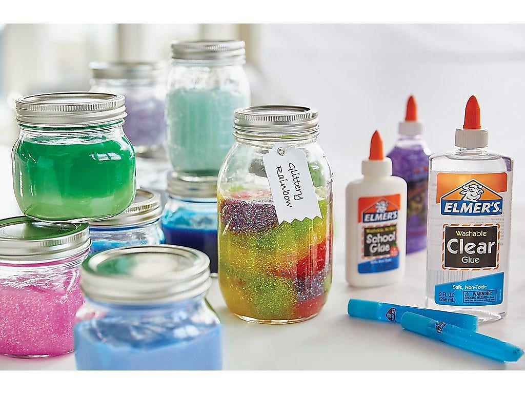 Elmer's School WashableRemovable School Glue, 128 oz., White