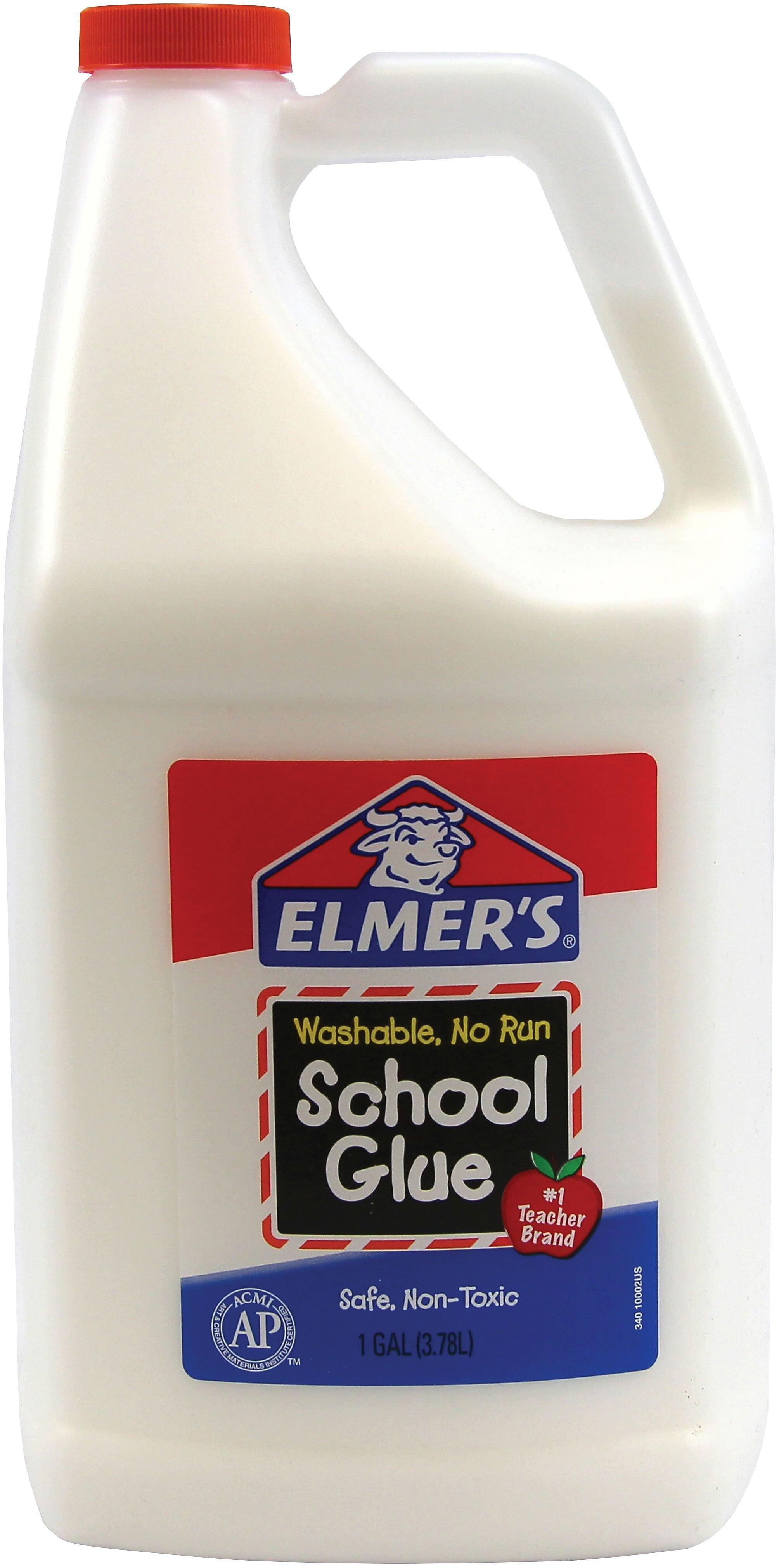 Elmer's School WashableRemovable School Glue, 128 oz., White