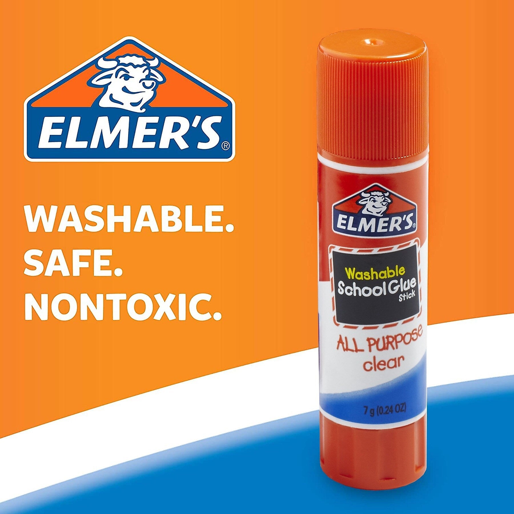 Elmer's Washable Glue Sticks, 0.24 oz., 4/Pack