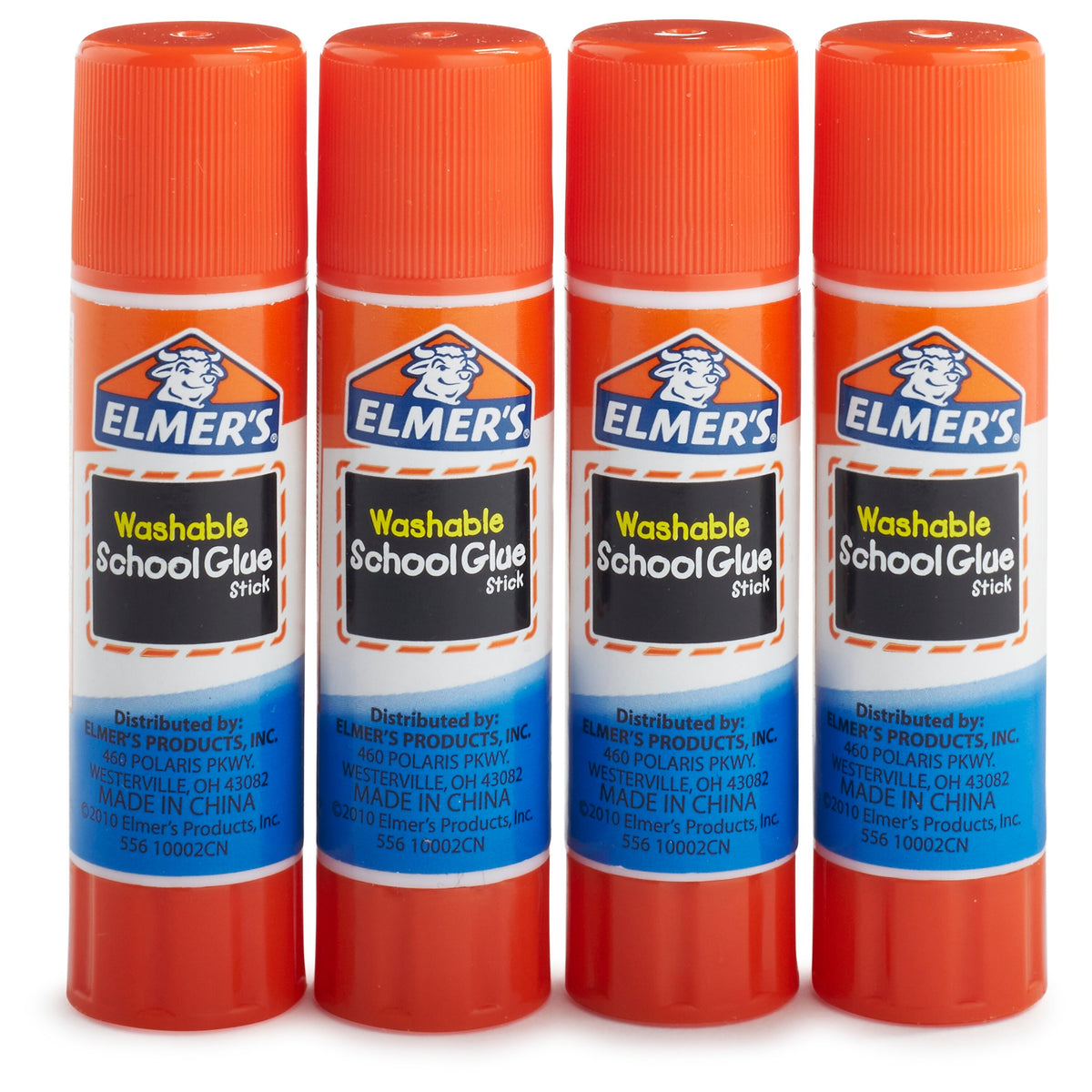 Elmer's Washable Glue Sticks, 0.24 oz., 4/Pack