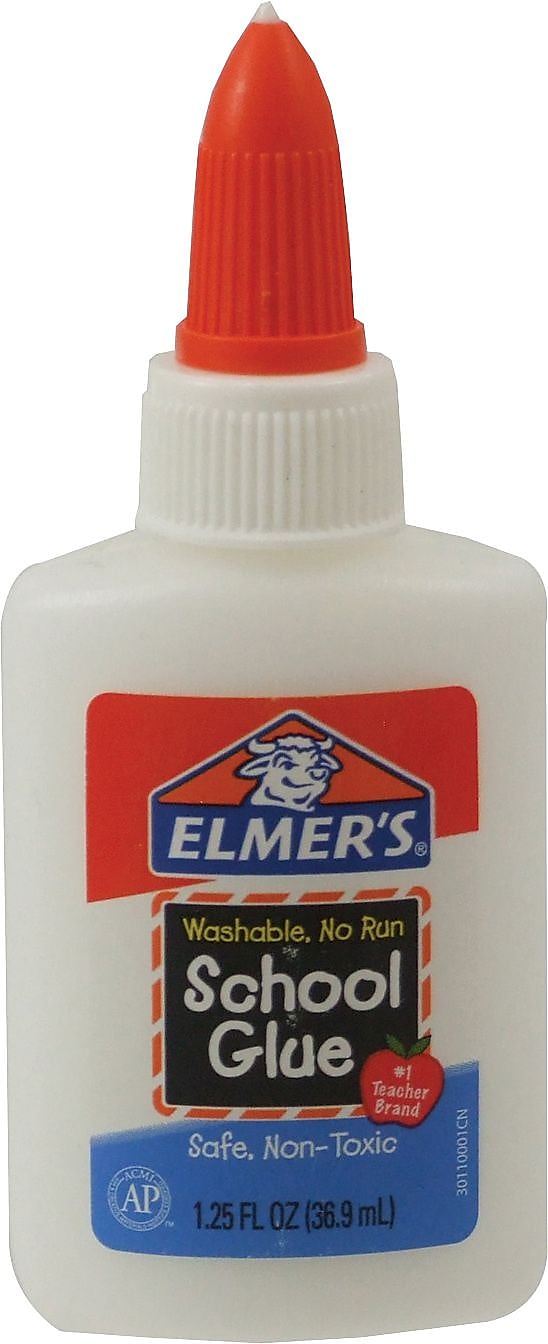 Elmer's WashableRemovable School Glue, 1.25 oz., Tan