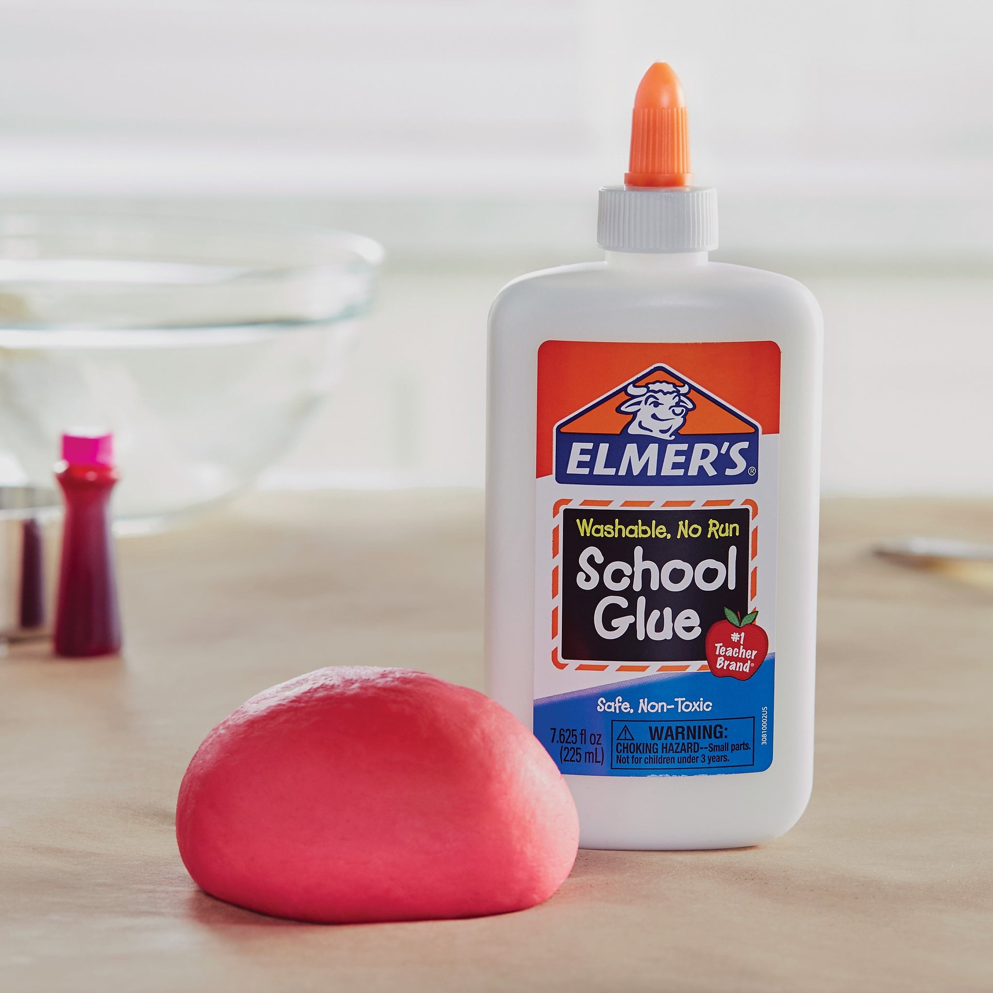 Elmer's WashableRemovable School Glue, 7.625 oz., Tan
