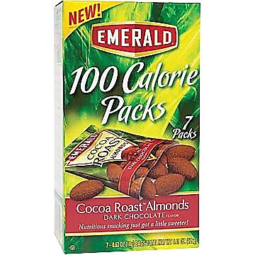 Emerald Cocoa Roast Dark Chocolate Almonds, 0.63 oz., 7 Bags/Pack