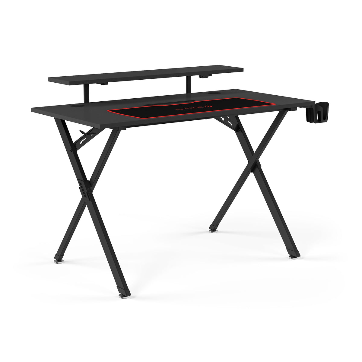 Emerge Vizon 47"W Gaming Desk, Black