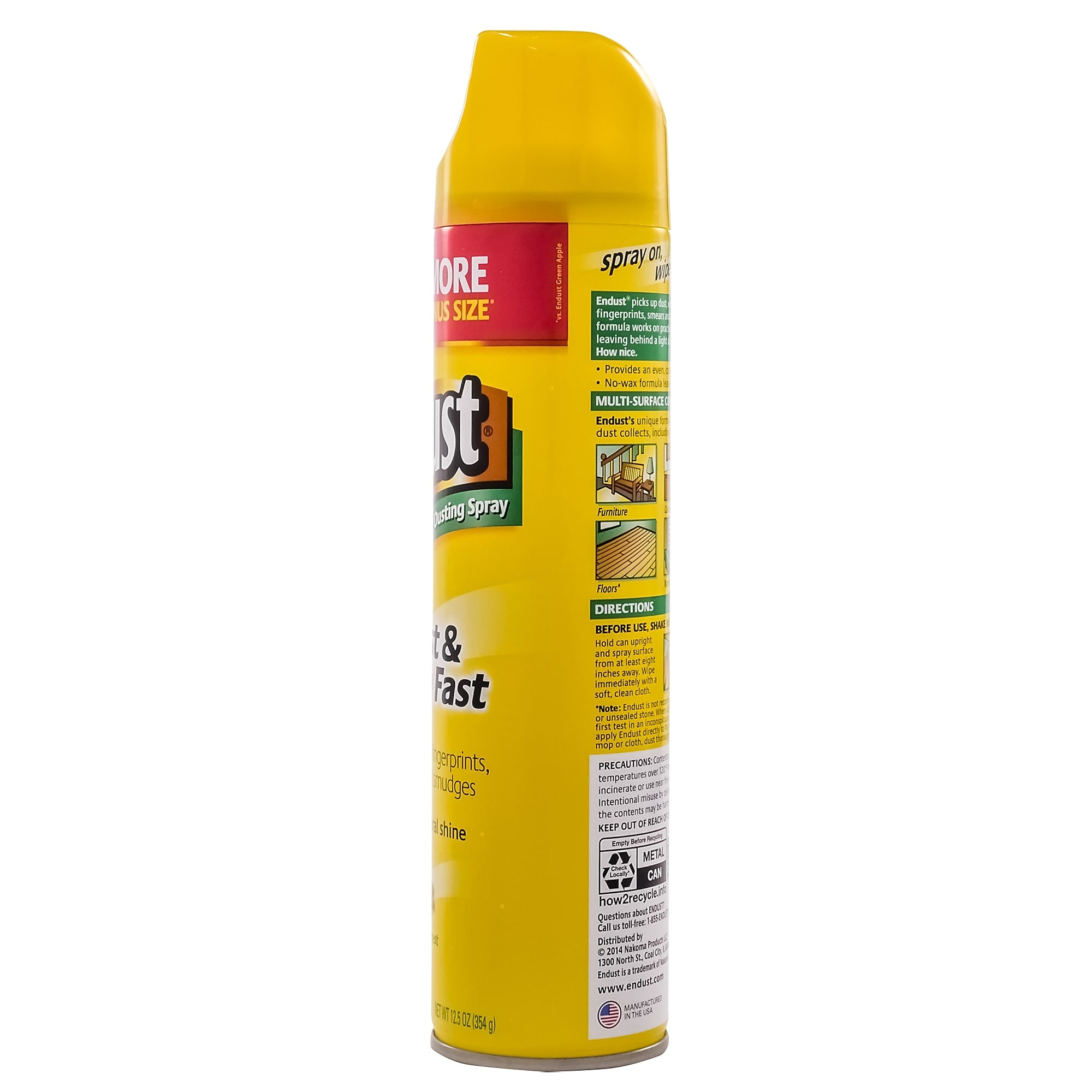 Endust Multi-Surface Dusting & Cleaning Spray, 12.5 Oz.
