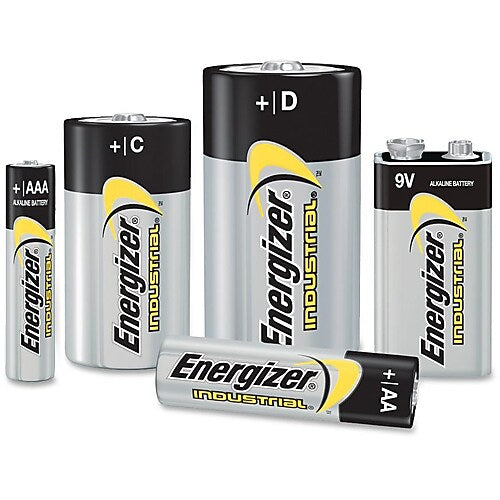 Energizer Alkaline Battery, 9V, 12/Pack