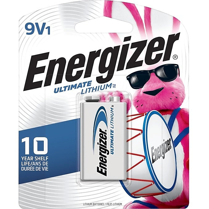 Energizer Ultimate Lithium Battery, 9V