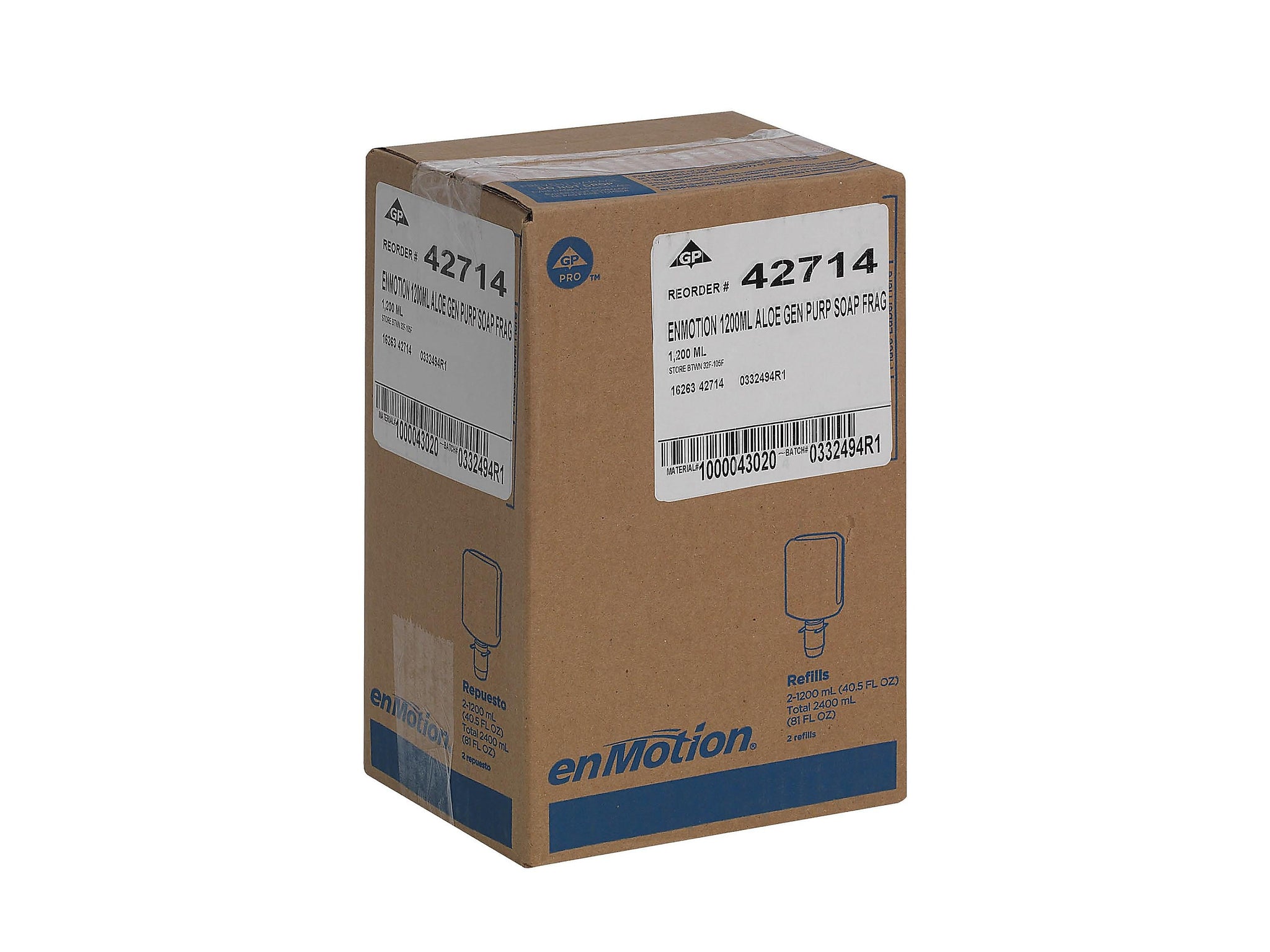 enMotion GP Pro Gen2 Foaming Soap Refills, 40.5 Oz., 2/Carton