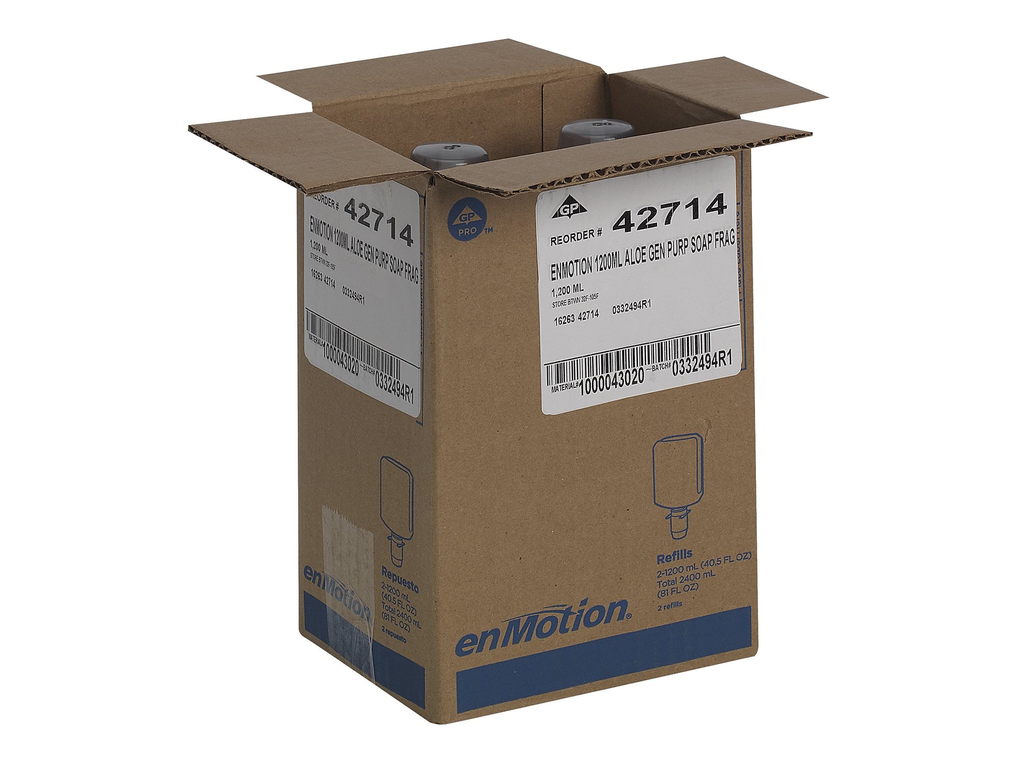 enMotion GP Pro Gen2 Foaming Soap Refills, 40.5 Oz., 2/Carton