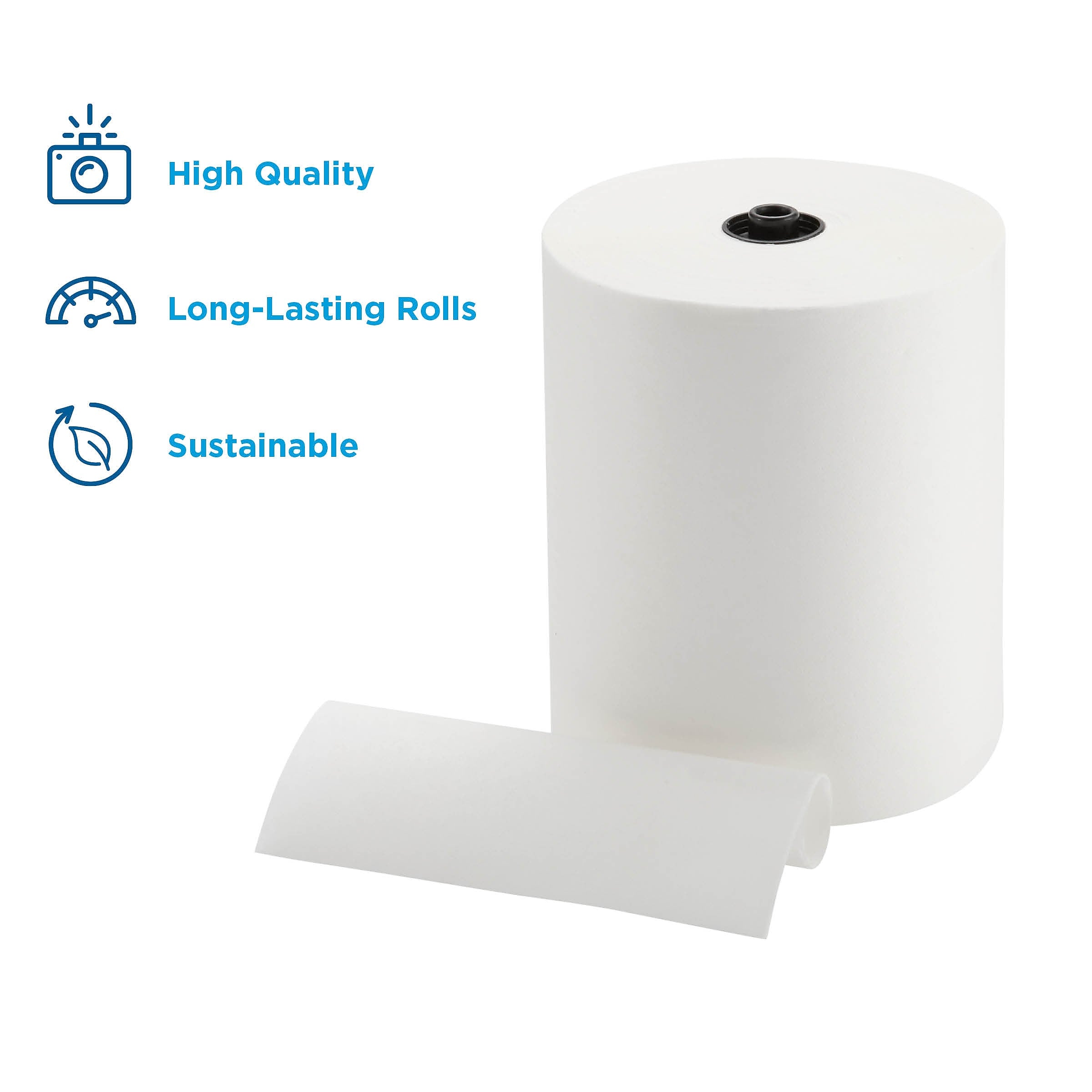 enmotion Hardwound Paper Towels, 1-ply, 700 ft./Roll, 6 Rolls/Carton