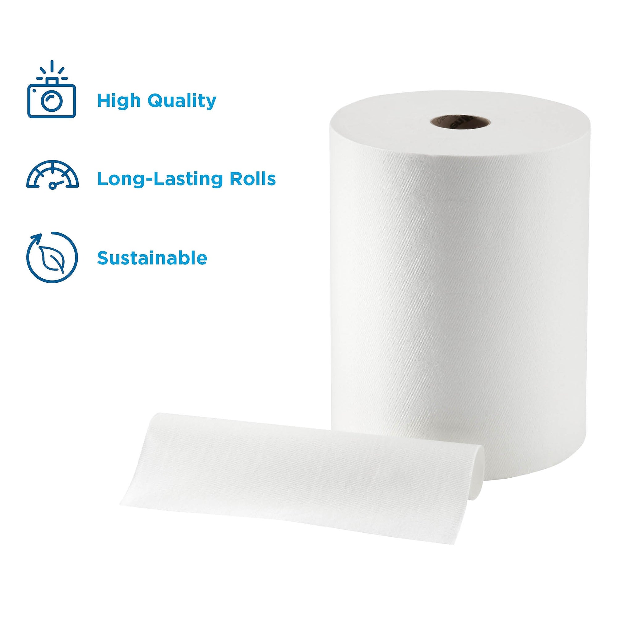 enmotion Hardwound Paper Towels, 1-ply, 800 ft./Roll, 6 Rolls/Carton