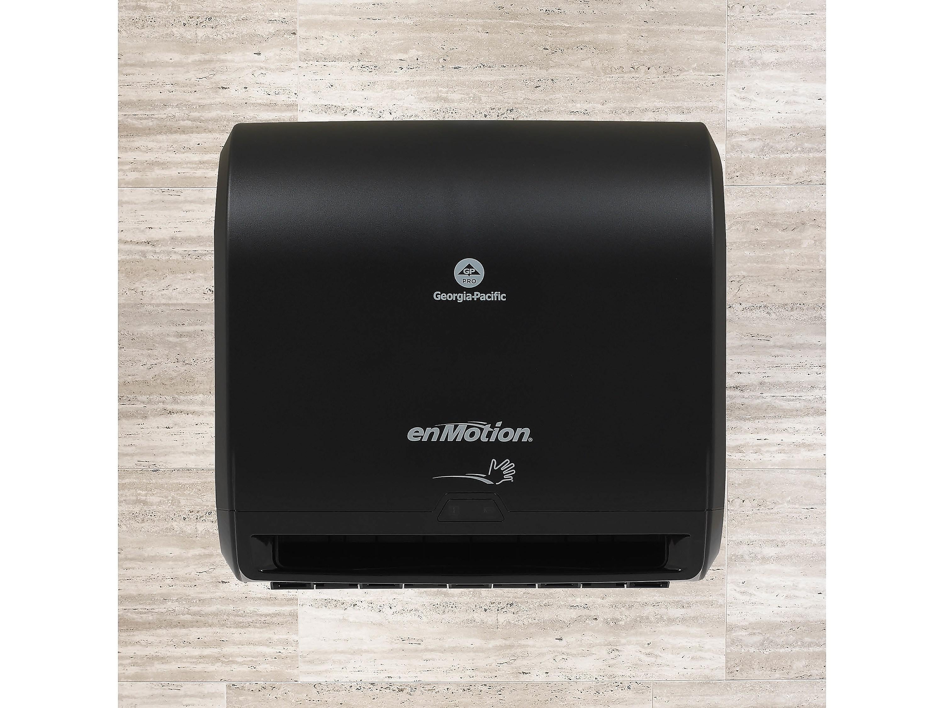 enmotion Impulse Hardwound Paper Towel Dispenser, Black