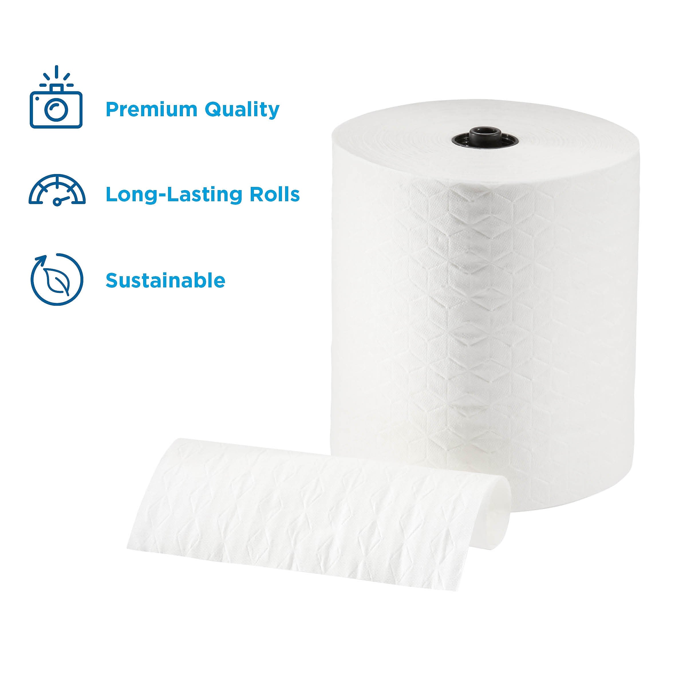 enmotion Premium Recycled Hardwound Paper Towels, 1-ply, 425 ft./Roll, 6 Rolls/Carton