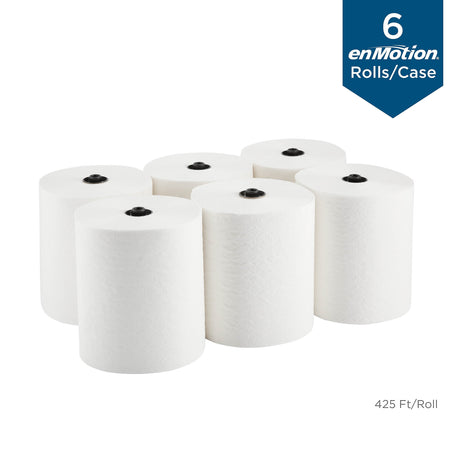 enmotion Premium Recycled Hardwound Paper Towels, 1-ply, 425 ft./Roll, 6 Rolls/Carton