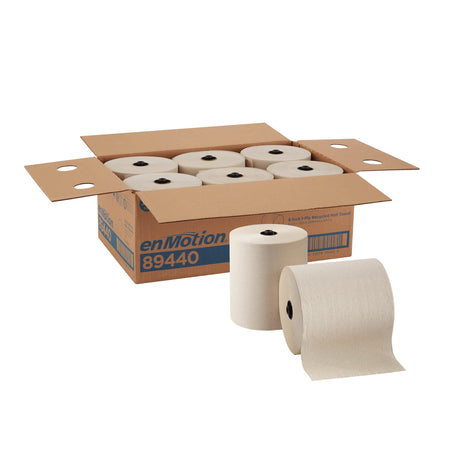 enmotion Recycled Hardwound Paper Towels, 1-ply, 700 ft./Roll, 6 Rolls/Carton