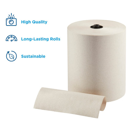 enmotion Recycled Hardwound Paper Towels, 1-ply, 700 ft./Roll, 6 Rolls/Carton