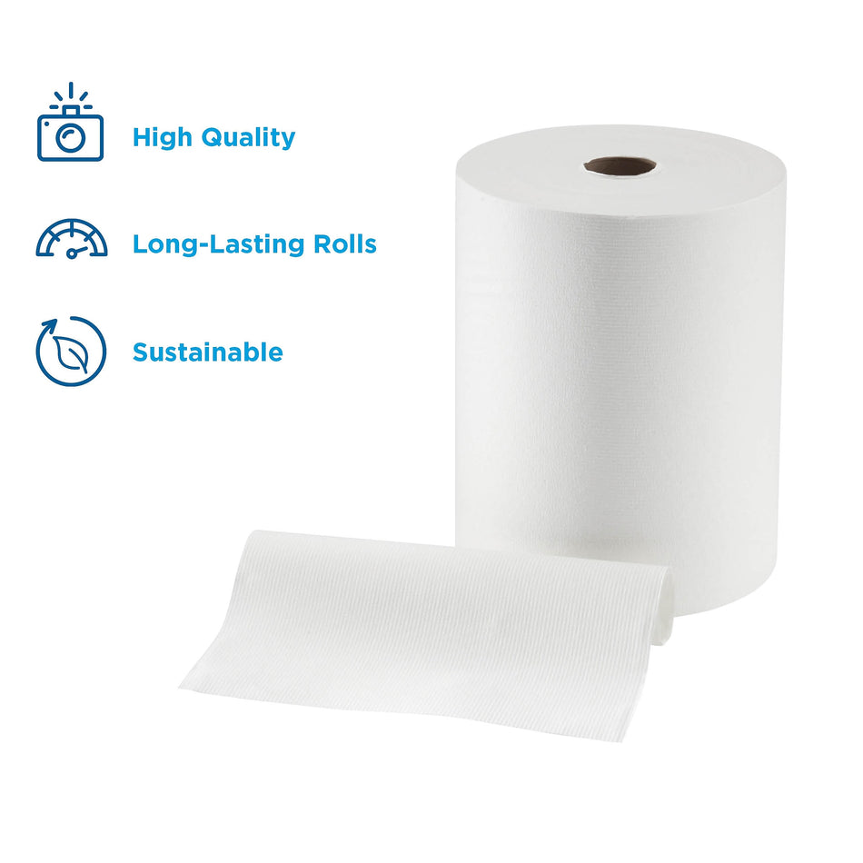 enmotion Recycled Hardwound Paper Towels, 1-ply, 800 ft./Roll, 6 Rolls/Carton