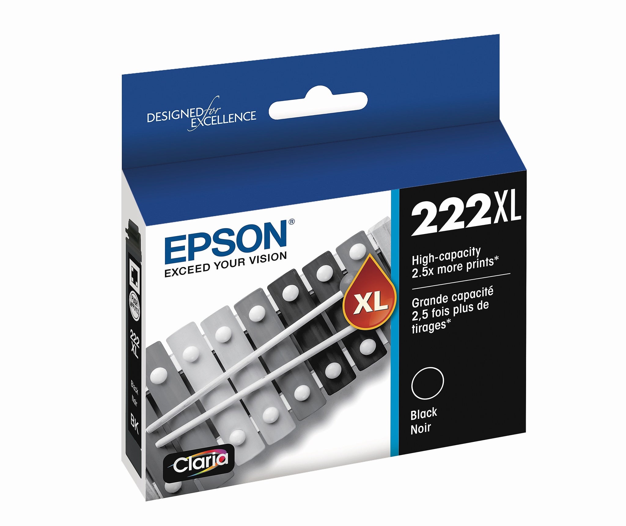 Epson 222XL Black High Yield Ink Cartridge