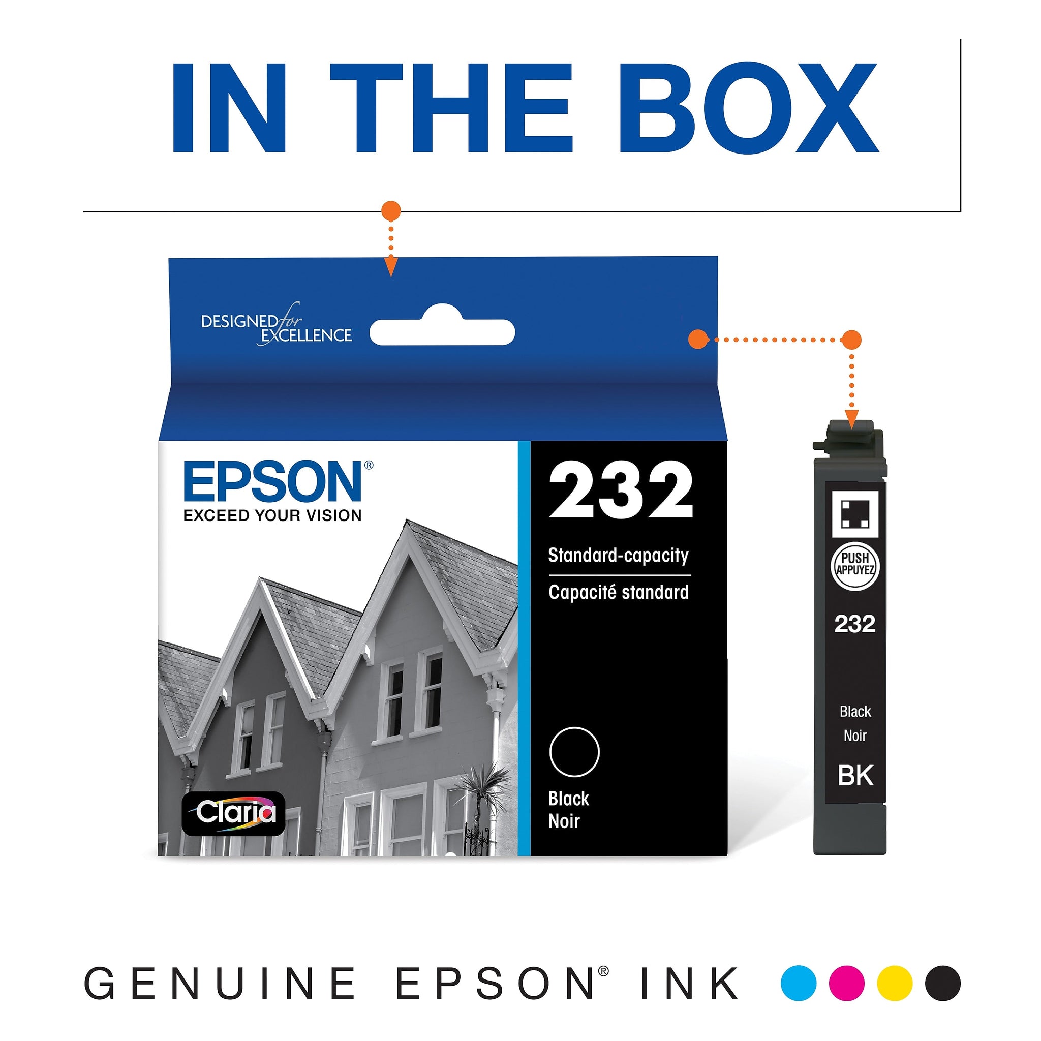 Epson 232 Black Standard Yield Ink Cartridge