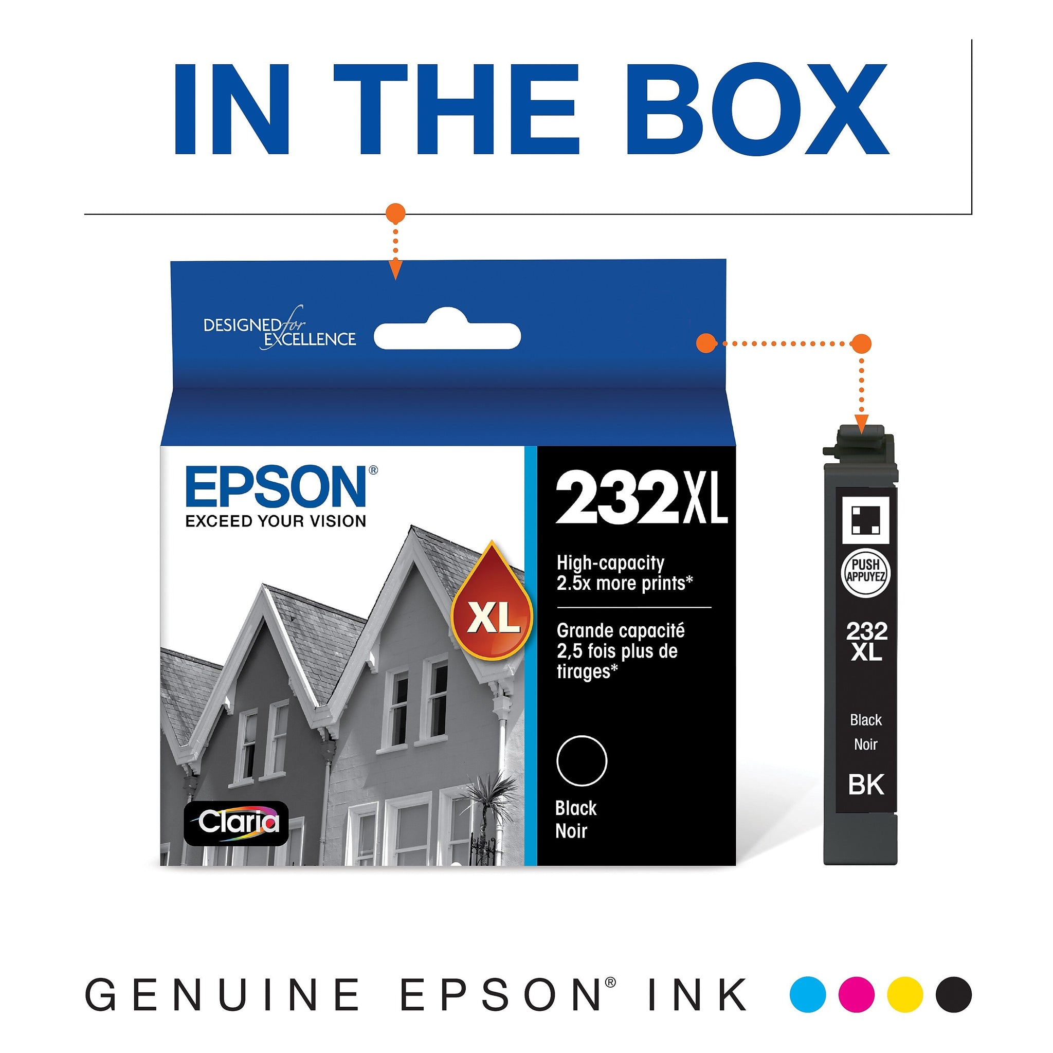 Epson 232XL Black High Yield Ink Cartridge