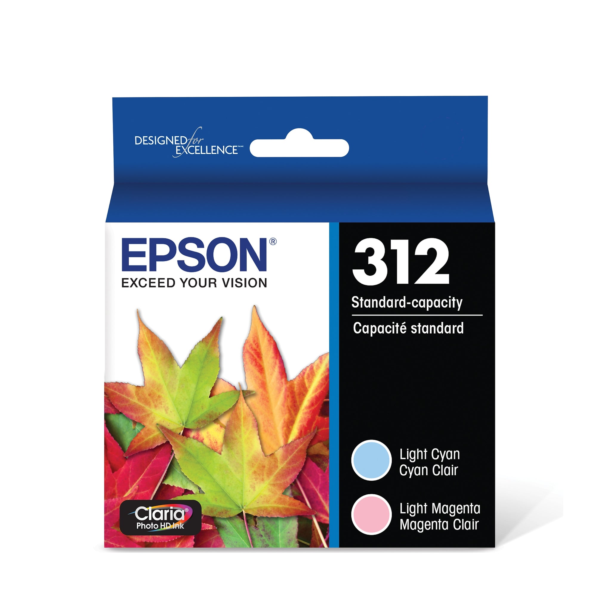 Epson 312 Cyan/Magenta/Yellow Standard Yield Ink Cartridge