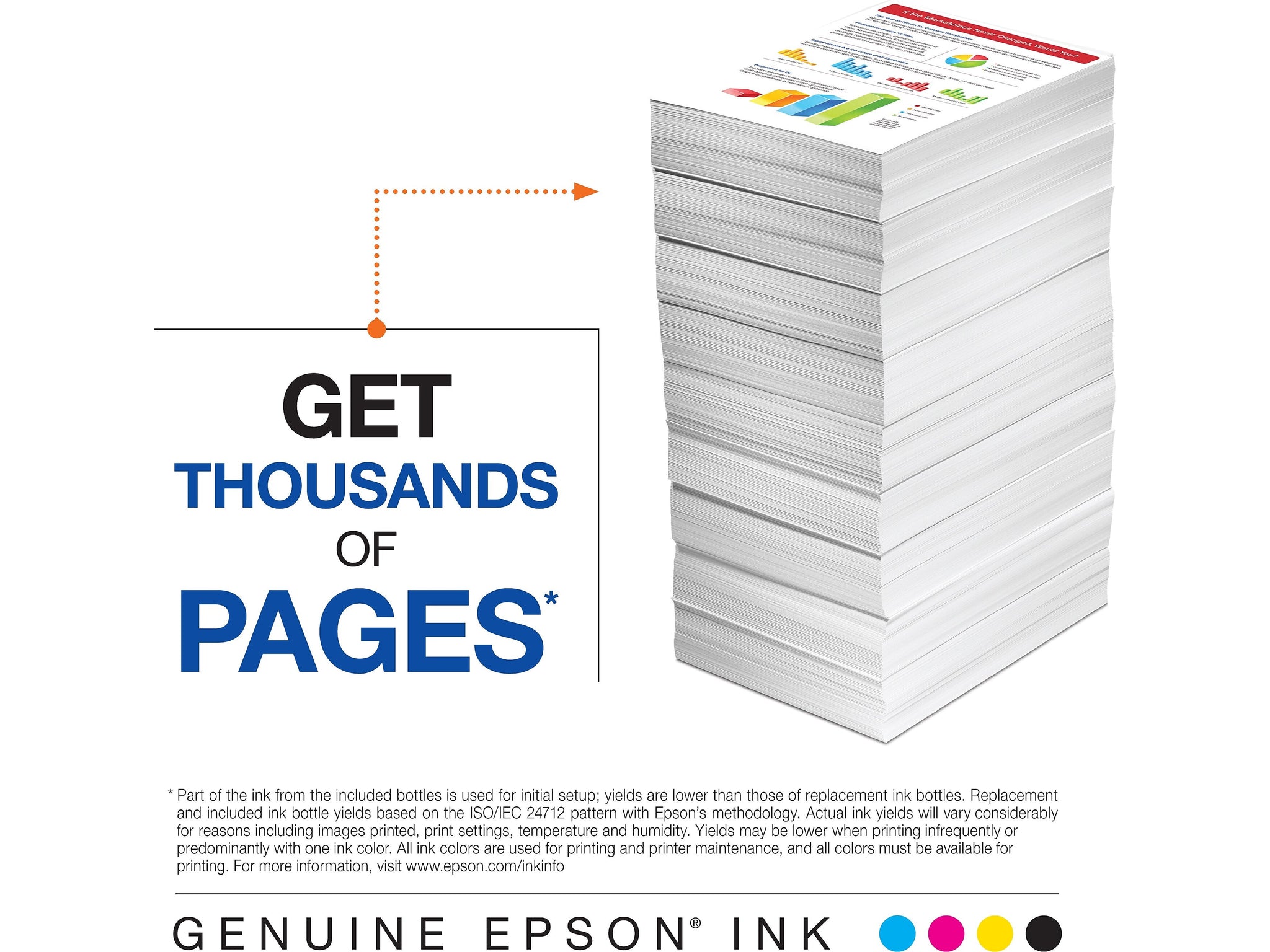 Epson 522 Black/Cyan/Magenta/Yellow Ultra High Yield Ink Cartridge Refill, 4/Pack