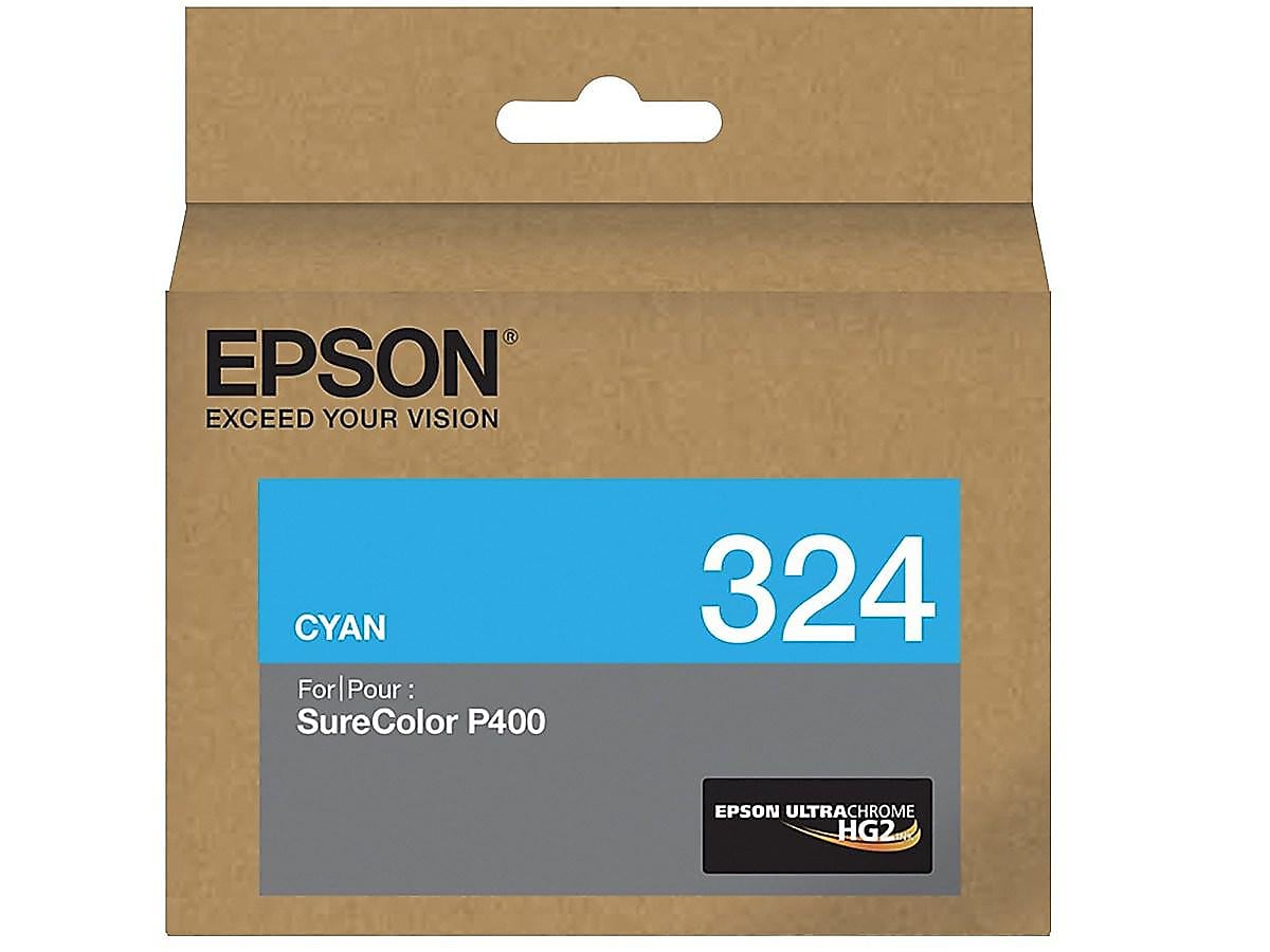 Epson T324 Ultrachrome Cyan Standard Yield Ink Cartridge