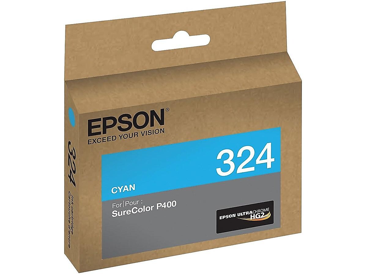 Epson T324 Ultrachrome Cyan Standard Yield Ink Cartridge