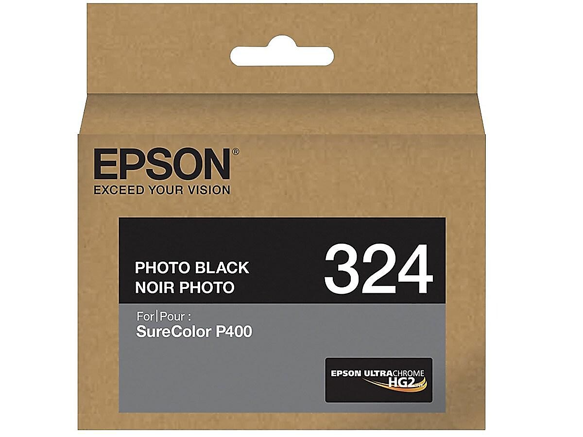 Epson T324 Ultrachrome Photo Black Standard Yield Ink Cartridge