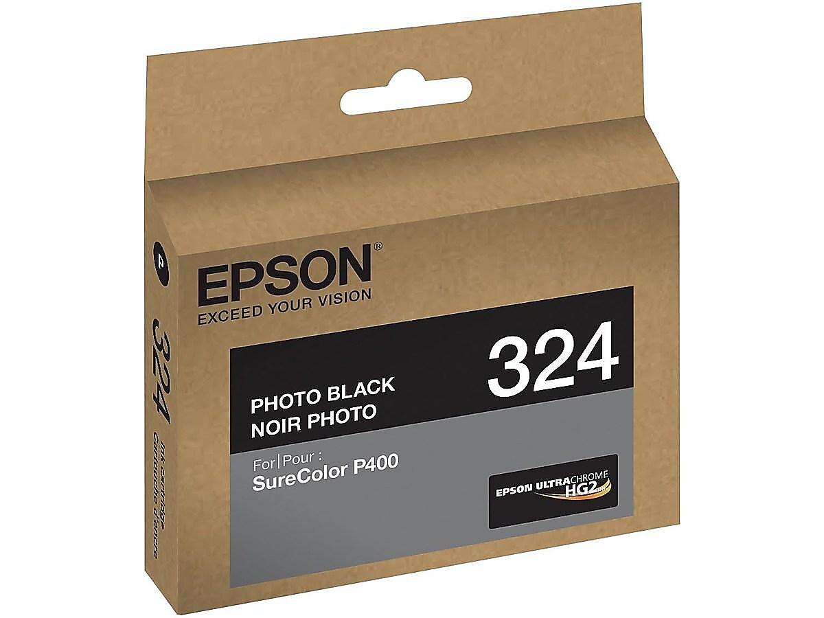 Epson T324 Ultrachrome Photo Black Standard Yield Ink Cartridge