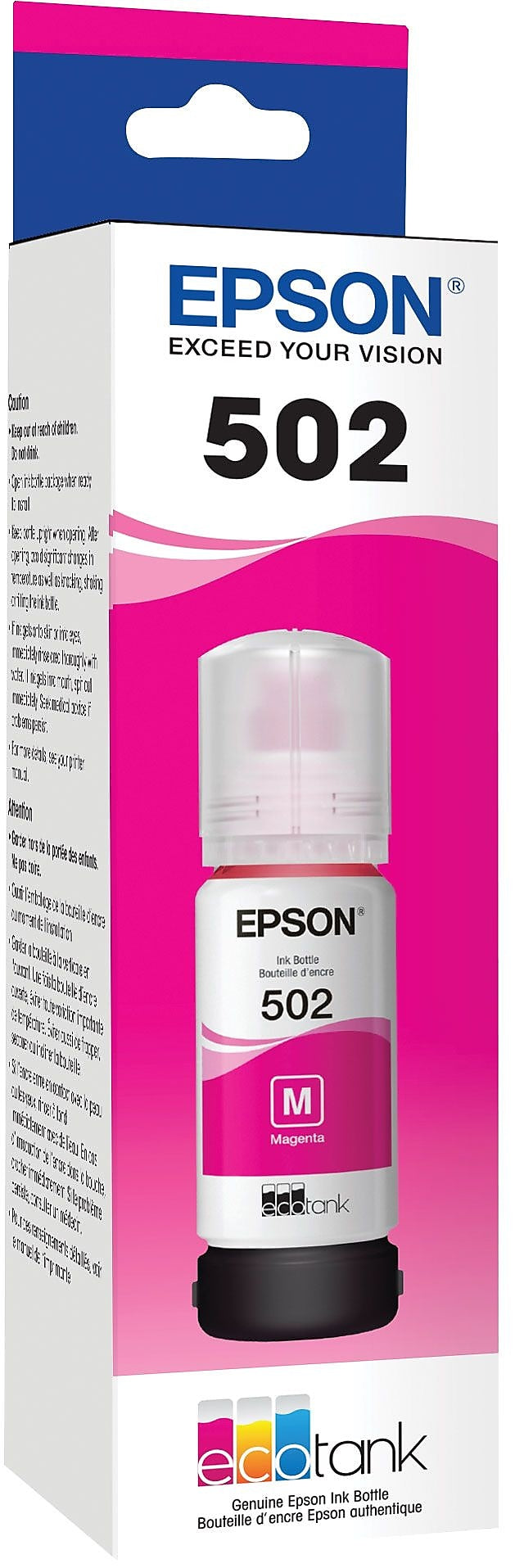 Epson T502 Magenta Standard Yield Ink Bottle
