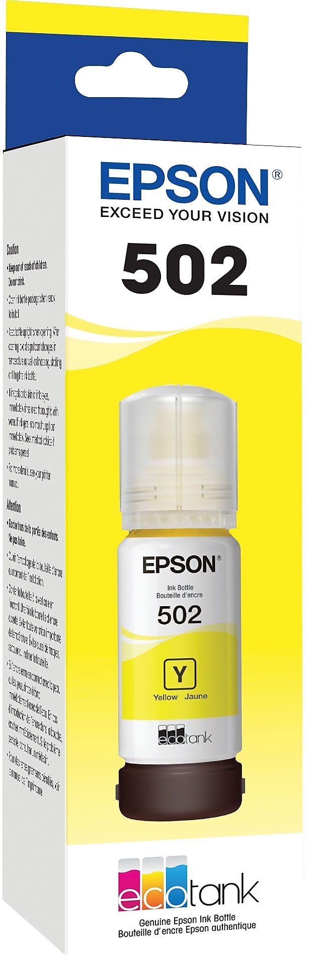 Epson T502 Yellow Standard Yield Ink Bottle