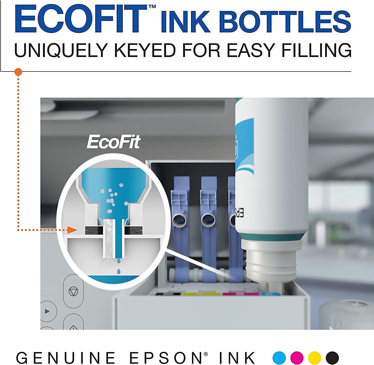 Epson T542 Black Ultra High Yield Ink Bottle