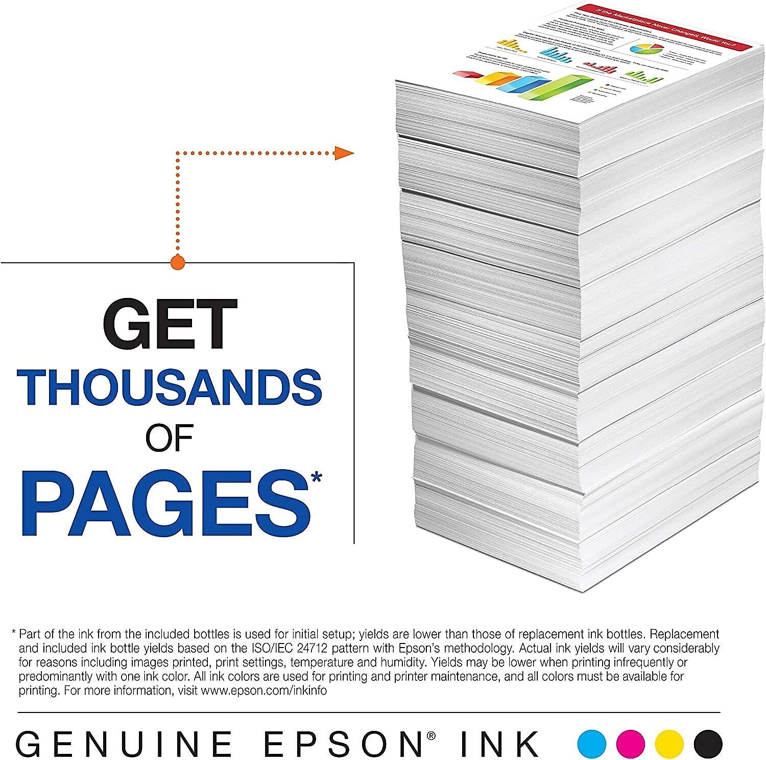 Epson T542 Cyan/Magenta/Yellow Ultra High Yield Ink Bottle, 3/Pack
