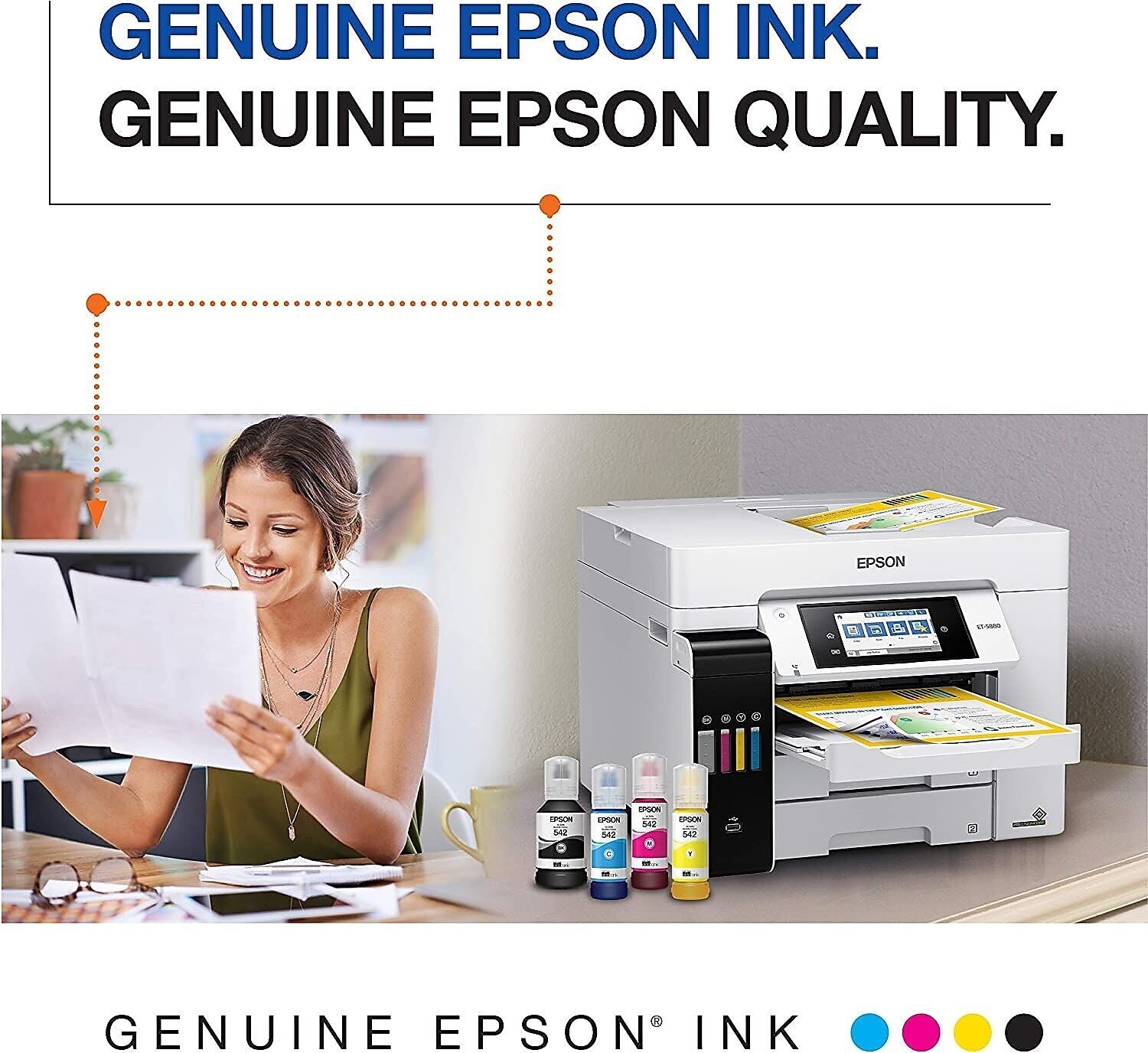 Epson T542 Yellow Ultra High Yield Ink Bottle
