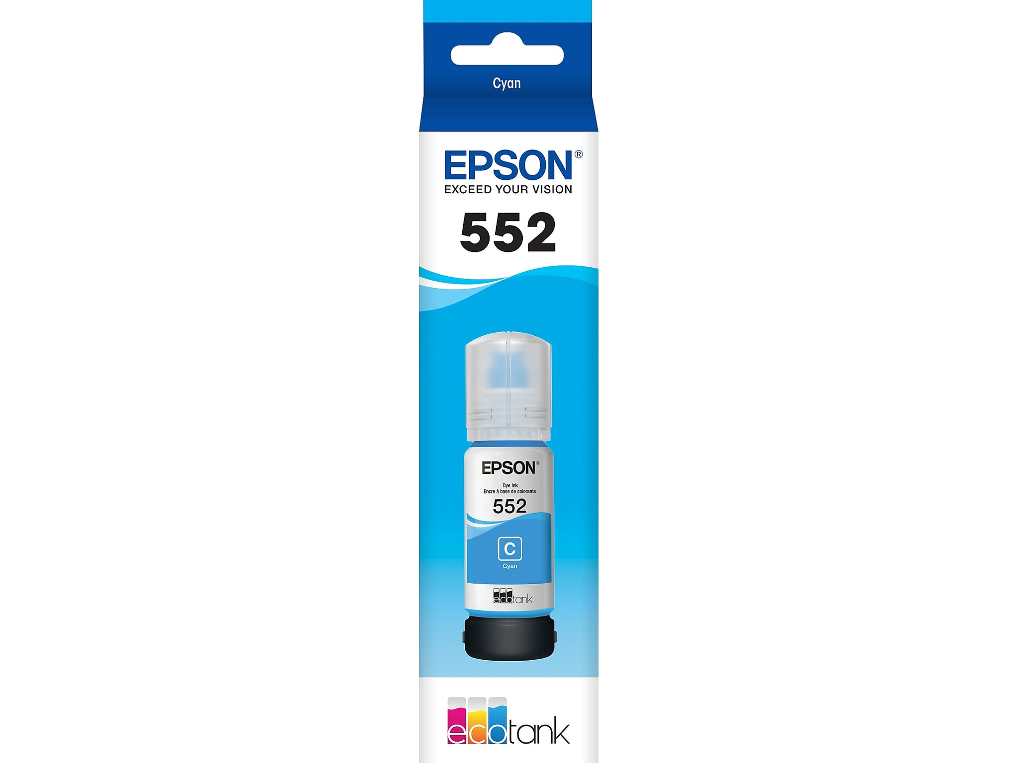 Epson T552 Cyan High Yield Ink Cartridge Refill