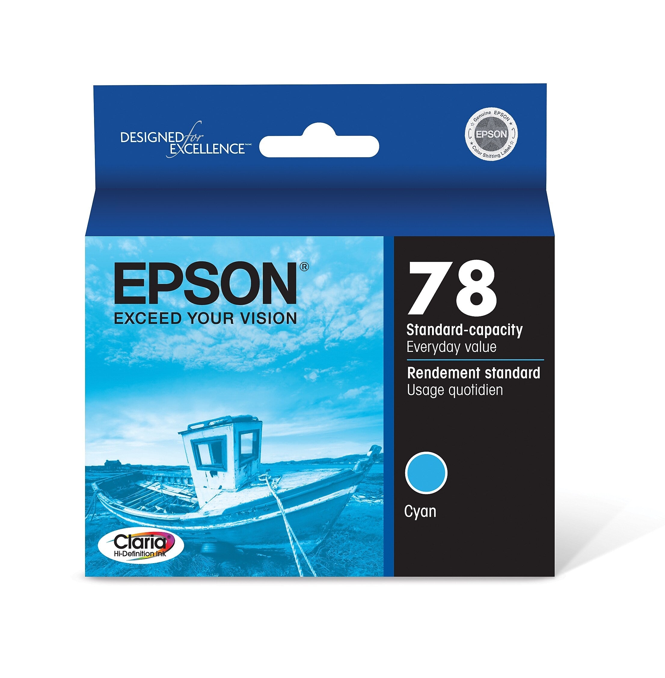 Epson T78 Cyan Standard Yield Ink Cartridge