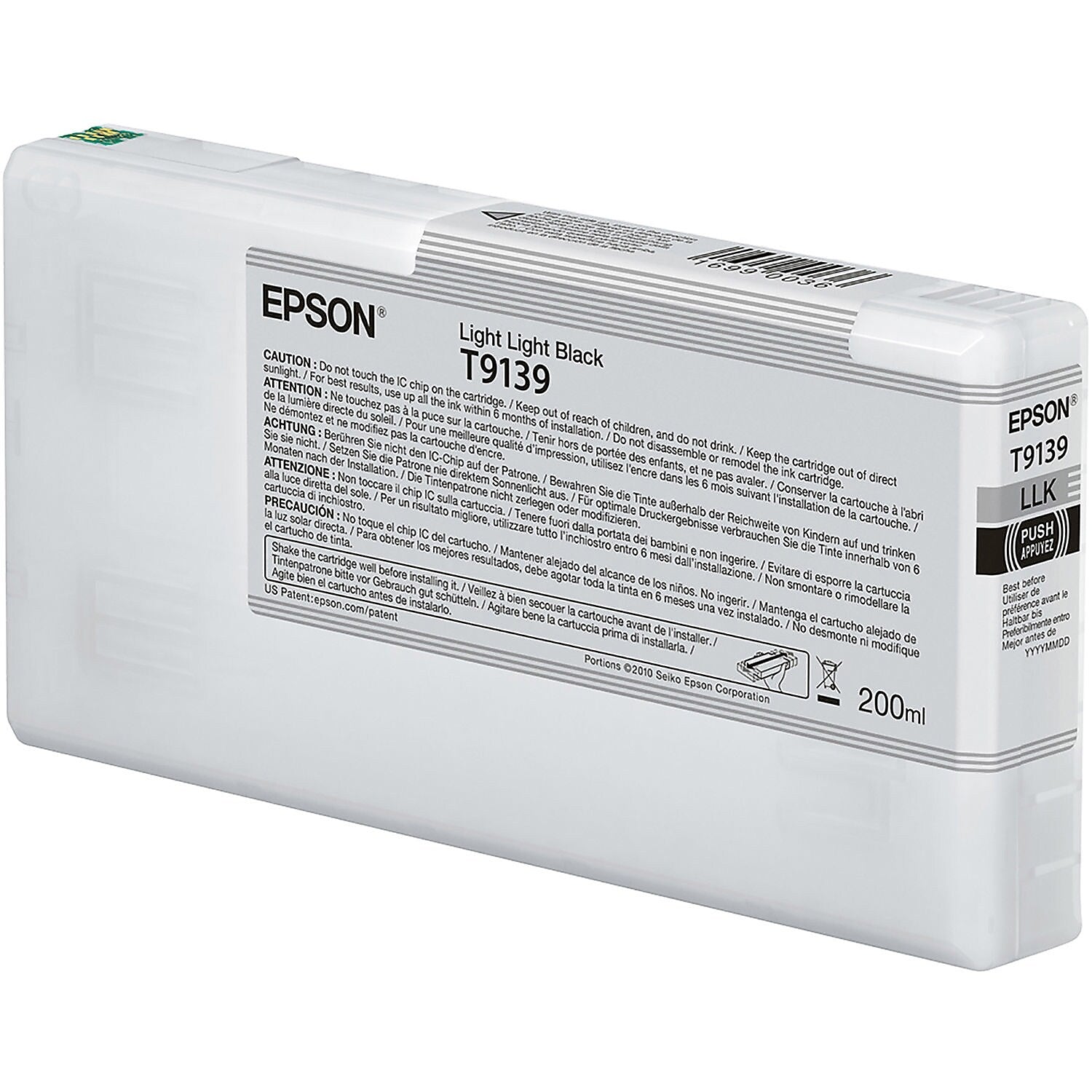 Epson T913 Light Black Standard Yield Ink Cartridge