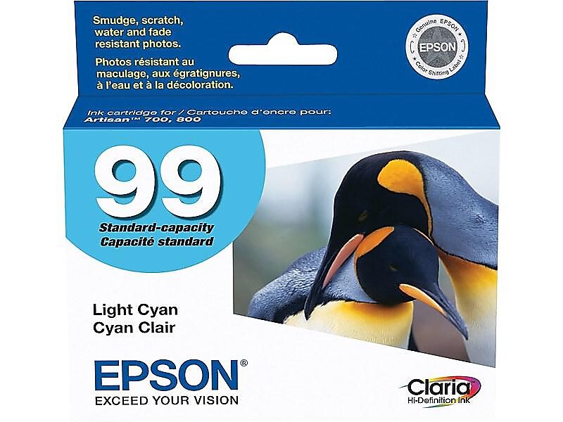 Epson T99 Light Cyan Standard Yield Ink Cartridge